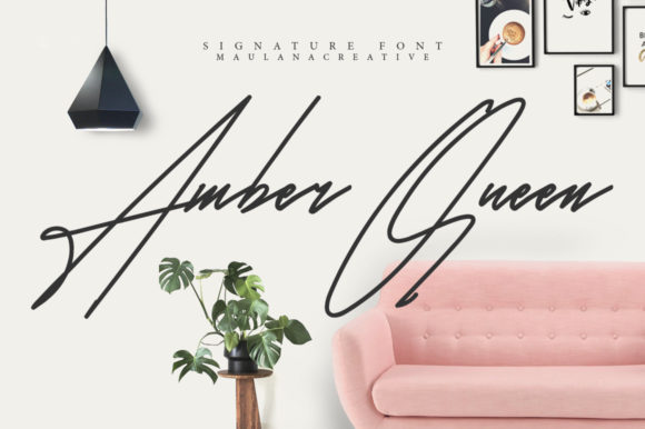 Amber Queen: The Script Font That Elevates Brand Identity