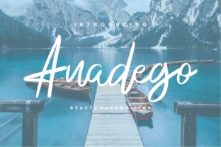 Anadego: A Friendly Handwritten Font for Web Design
