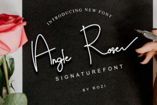 Angle Rose: A Friendly Handwritten Font for Web Design