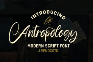 Anthropology: A Friendly Handwritten Font for Your Brand