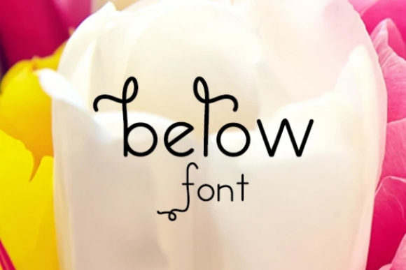 Below: A Modern Handwritten Font for Editorial Design