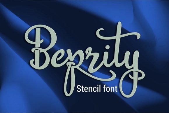 Beprity Stencil: A Premium Script Font for Crafters