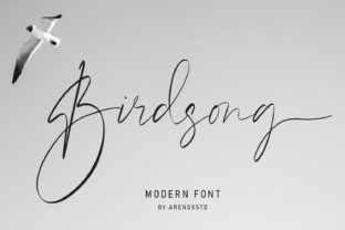 Birdsong: A Friendly Handwritten Font for Editorial Design
