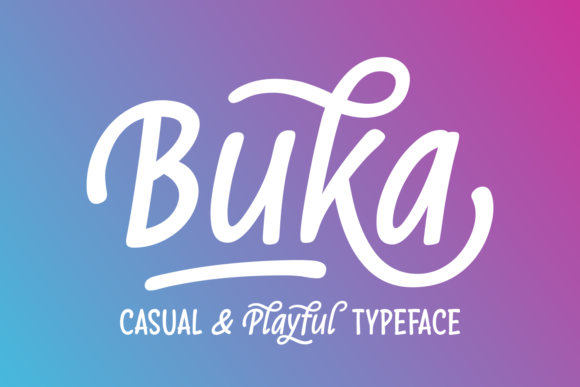 Buka: A Friendly Handwritten Font for Your Brand