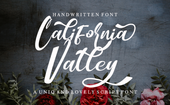 California Valley: A Handwritten Font for Editorial Design