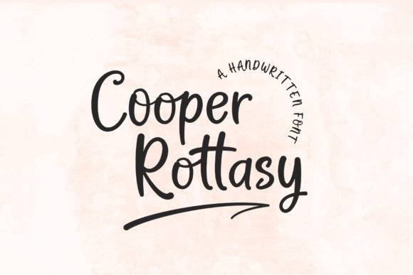 Cooper Rottasy: A Handwritten Font for Editorial Design