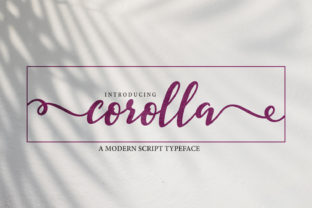 Corolla: A Modern Handwritten Font for Branding