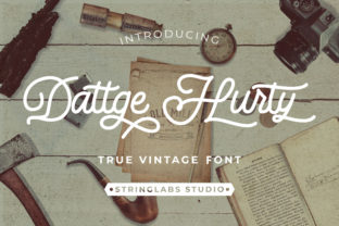 Dattge Hurty: A Friendly Handwritten Font for Crafters