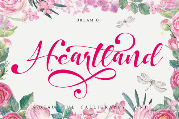 Dream of Heartland: A Handwritten Font for Campaigns