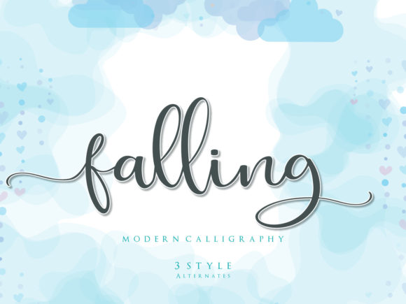 Falling: A Handwritten Font for Modern Web Design