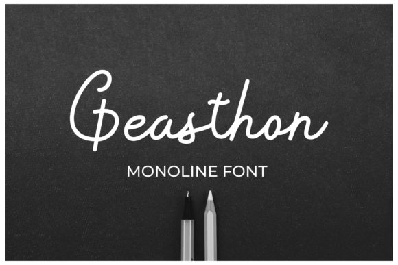 Geasthon: A Casual Script Font for Branding