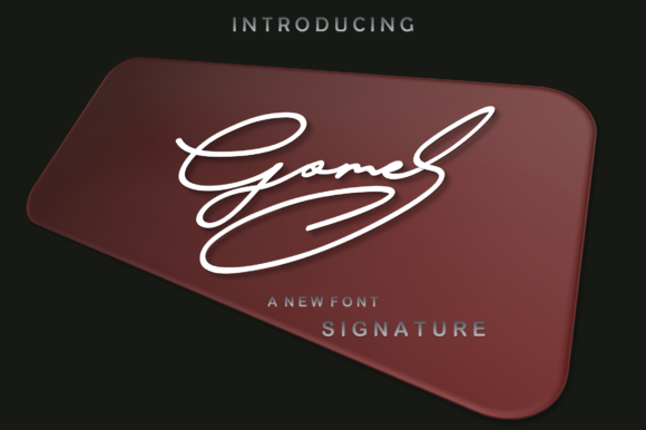 Gomes: A Friendly Handwritten Font for Your Brand