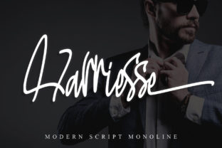 Harriesse: A Modern Script Font for Web Design