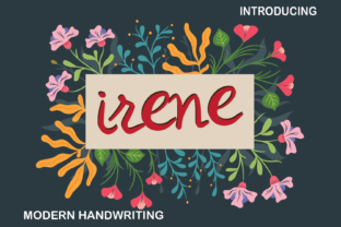 Irene: A Friendly Handwritten Font for Crafters