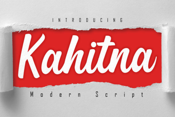Kahitna: A Versatile Handwritten Font for Web Design