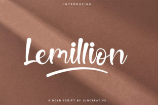 Lemillion: A Friendly Handwritten Font for Crafters