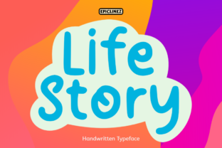 Life Story: A Handwritten Font for Editorial Design