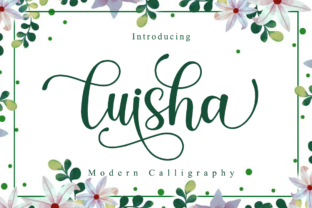 Luisha: A Modern Script Font for Editorial Design