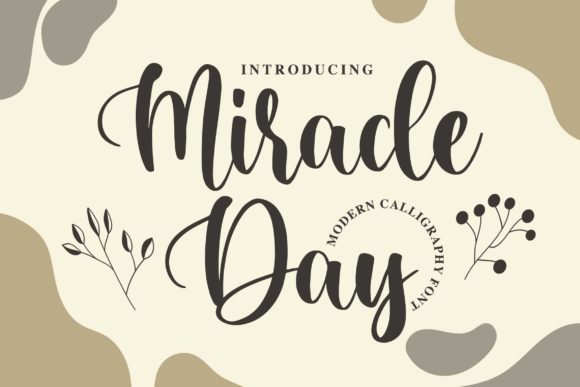Miracle Day: A Friendly Handwritten Font for Makers