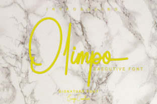 Olimpo: A Signature Monoline Script Font for Web Design