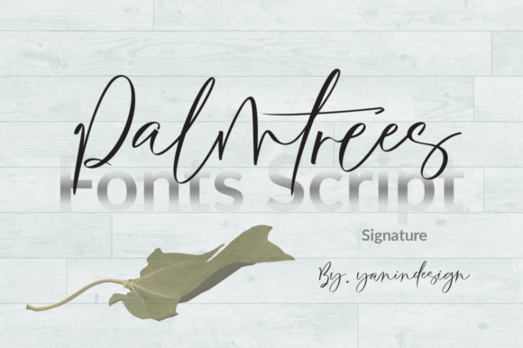 Palmtrees: A Friendly Handwritten Font for Web Design