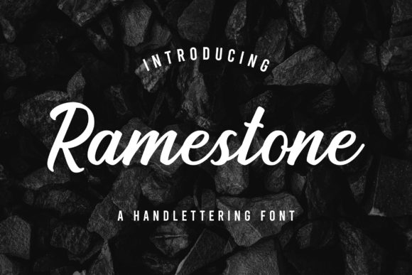 Ramestone: A Friendly Handwritten Font for Campaigns