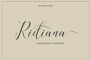 Ridiana: A Versatile Script Font for Branding
