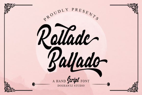 Rollade Ballado: A Premium Script Font for Campaigns