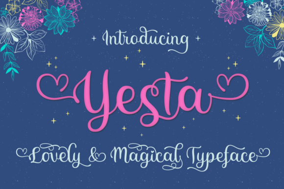 Yesta: A Friendly Handwritten Font for Editorial Design